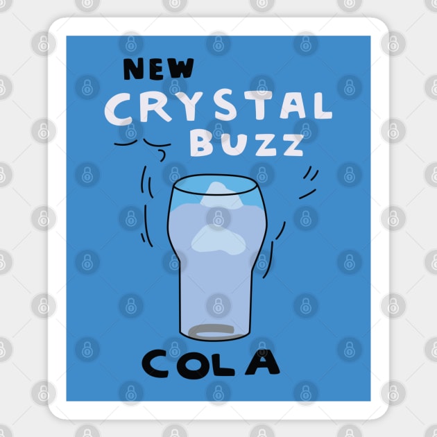 New Crystal Buzz Cola Sticker by saintpetty